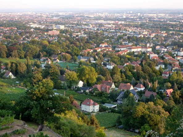 Our welcoming dinner was overlooking the city of Dresden